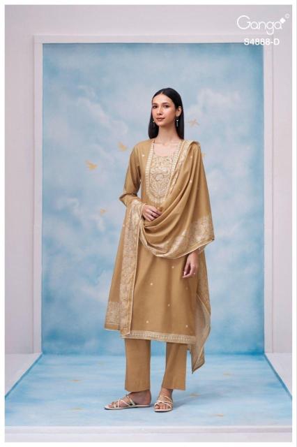 Ganga driyara 4888 cotton dress material wholesaler on fb